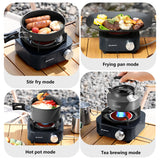 NNEOBA 4000W High-Power Infrared Gas Stove Dark Blue