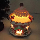 Luminous Christmas Castle Ornament