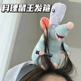 NNEOBA Ratatouille Hairband New Cartoon Plush Doll