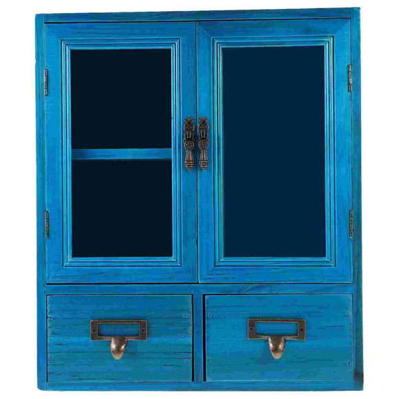 NNEOBA Vintage Wooden Decorative Wall Cabinet