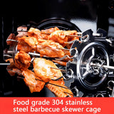 NNEOBA Grill Cage & Skewer Set Silver