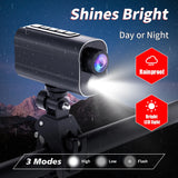 NNEOBA 5K Action Camera with LED Light 64GB Included Black