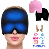 NNEOBA Ice Headache Relief Cap – Gel Cold Compress Migraine Therapy Hat