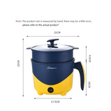 NNEOBA Multifunction Mini Electric Rice Cooker and Saucepan