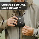 NNEOBA Reflective Backpack Rain Cover Black
