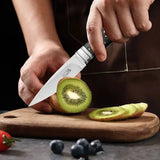 NNEOBA High-Hardness Meat Fruit Cutter Knife Brown