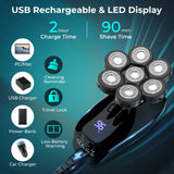NNEOBA 5-in-1 Electric Shaver Kit with 7D Floating Cutter Head