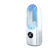 NNEOBA Portable USB Air Cooler – Leafless Cooling Fan with Humidifier