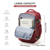 NNEOBA Waterproof Travel Laptop Backpack Red
