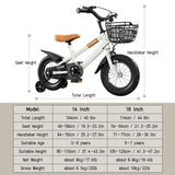 NNEOBA Kids Bike for Girls 3-7 Years with Basket