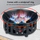 NNEOBA 19800W Camping Stove 7-Core Fire Holes Black