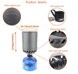 NNEOBA Outdoor Pot Burner Stove System Grey