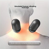 NNEOBA Wireless Cervical Massage Pillow Memory Foam Neck Support Grey