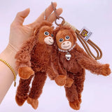 Cute Little Monkey Plush Pendant