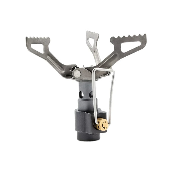 NNEOBA Titanium Outdoor Gas Stove 2700W Mini Camping Burner Silver