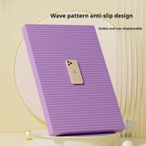 NNEOBA 4CM Ultra-Thick NBR Yoga Fitness Support Pad Purple