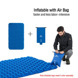NNEOBA Double Air Mattress Inflatable Sleeping Pad Blue