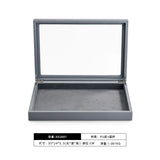 PU Leather Jewelry Storage Box with Lid – Window Display Organizer for Necklaces, Rings & Accessories