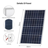 NNEOBA Portable Solar Panel Generator (600W)