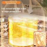 NNEOBA Foldable Portable Bathtub Insulated Full-Body Bath Bucket Yellow