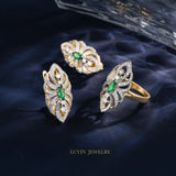 NNEOBA Bohemian Ring and Earring Set for Women