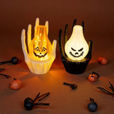 1-10PCS Halloween Party Table Decoration Prop Pumpkin Light  Ghost Hand for Haunted House Scene Setup and Holiday Atmosphere