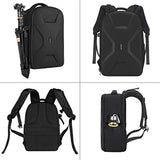 NNEOBA Waterproof Hardshell Camera Backpack Black