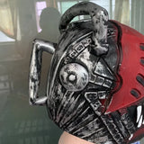 Denji Anime Cosplay Latex Mask – Saw-Inspired Helmet