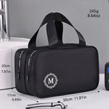 NNEOBA Double-Layer Travel Organizer Black