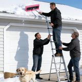 Foam Roof Snow Rake Head – Lightweight Snow Broom for Roof & Gutter Snow Removal