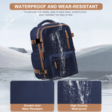 NNEOBA Waterproof Travel Laptop Backpack Blue
