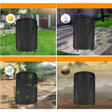 NNEOBA Waterproof Kettle BBQ Cover Black