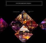 NNEOBA Lava Lamp with Jellyfish Design