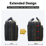 NNEOBA Large Capacity Laptop Briefcase Messenger Bag
