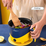 NNEOBA Multifunction Mini Electric Rice Cooker and Saucepan