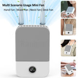 NNEOBA Portable Waist & Neck Fan – 2000mAh Bladeless USB Mini Cooling Fan
