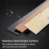 NNEOBA 5M Gold Mirror Wall Sticker