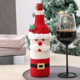 Santa Claus Christmas Wine Bottle Cover 10×27 cm Festive Bottle Bag