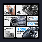 NNEOBA Mini Electric Shaver Magnetic Double-Head