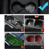 NNEOBA Car Cup Holder Expander Tray Detachable Food & Drink Tray Black