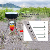 NNEOBA High Power Camping Burner 4360W Silver