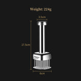 NNEOBA Meat Tenderizer Needle Hammer Silver