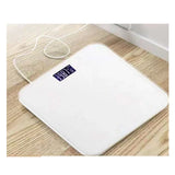 NNEOBA USB Charging Electronic Body Scale White