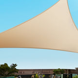 NNEDSZ Shade Sail Cloth Shadecloth Triangle Sun Canopy 6.1x6.1x6.1M