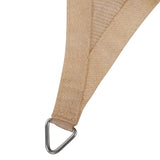 NNEDSZ Shade Sail 3x6m Rectangle 280GSM 98% Sand Shade Cloth