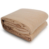 NNEDSZ Shade Sail 2x4m Rectangle 185GSM 95% Sand Shade Cloth