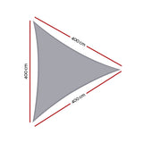NNEDSZ Waterproof Shade Sail Shade cloth Triangle Canopy 4x4x4m