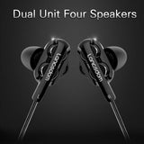 Black Double Moving Coil Wheat Headset-1915196489186021380