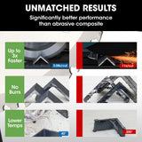 NNEMB 355mm Premium Ceramic Alloy Tooth Blade, Low Spark Cold Cut for Metal Cut Off Saw