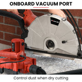 NNEMB 3500W 350mm/14' Electric Concrete Demolition Cut-Off Saw, Wet and Dry Cutting, Diamond Blade, Vacuum Port, 15A Plug